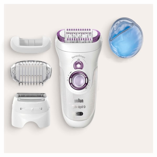 Braun Silk-épil 9 81706314 hårfjerner 40 pincetter Hvid, Violet