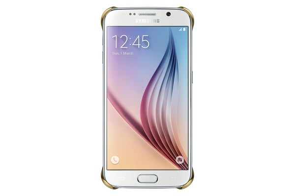 Samsung EF-QG920B mobiltelefon etui Cover Guld, Transparent