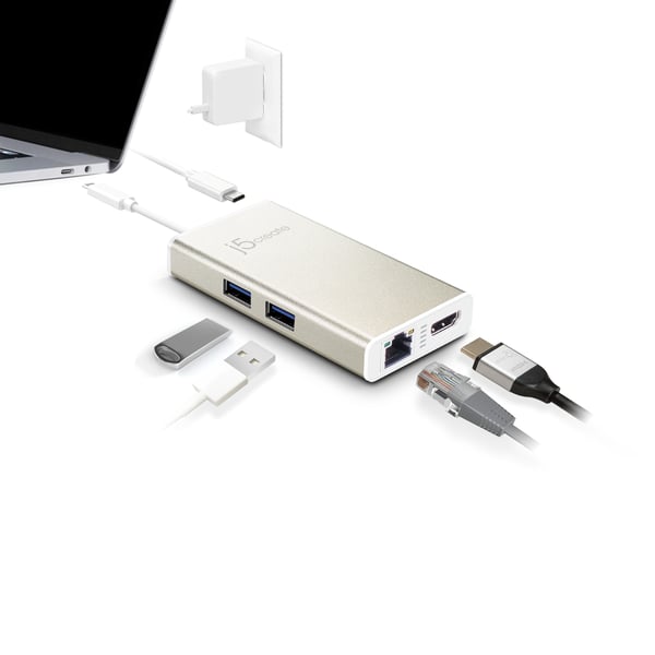 j5create JCA374-N USB-C® multiadapter