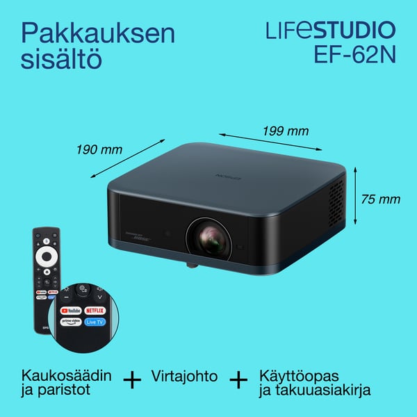 Epson Lifestudio Pop Plus – EF-62N laivastonsininen