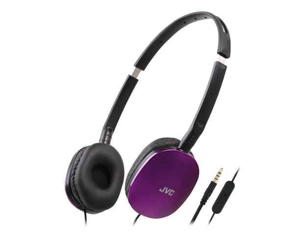 JVC HA-S160M-VU hörlur och headset Kabel Huvudband Samtal/musik Blå