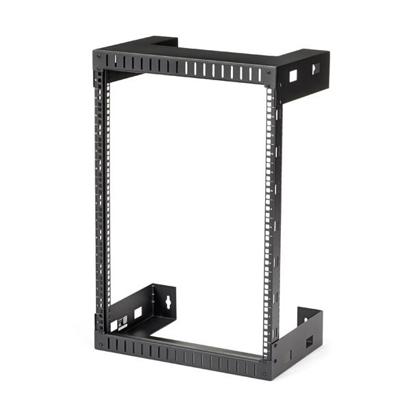 StarTech.com 15U Väggmonterat Server Rack - 30,5 cm djupt - Öppen Ram - Nätverksrack - 2-stolpsrack