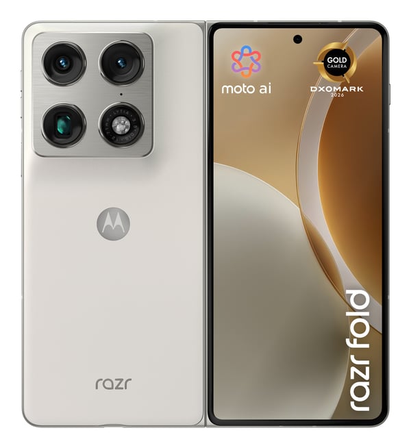 Motorola razr fold 20,6 cm (8.09") Dual SIM Android 16.0 5G USB Type-C 16 GB 512 GB 6000 mAh Hvid Motorola razr fold 20,6 cm (8.09") Dual SIM Android 16.0 5G USB Type-C 16 GB 512 GB 6000 mAh Hvid