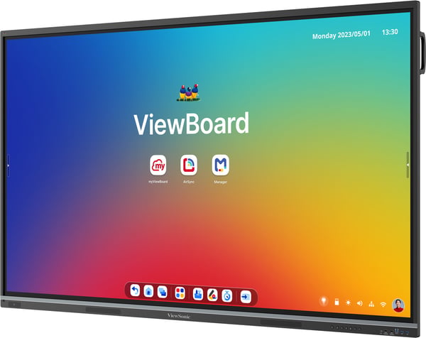 Viewsonic IFP8651-3C Interaktivt whiteboard 2,18 m (86") 3840 x 2160 pixel Berøringsskærm Sort USB
