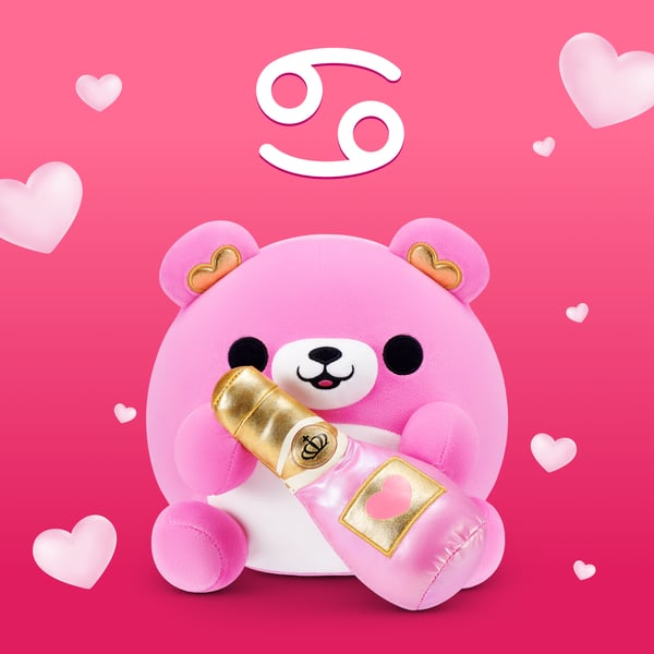 Snackles Valentinsdag Edition 20 cm Bamse (Bear with Champagne)