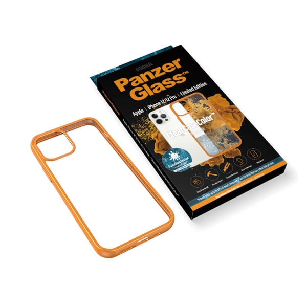 PanzerGlass ® ClearCaseColor™ iPhone 12 | 12 Pro - ® Orange Limited Edition