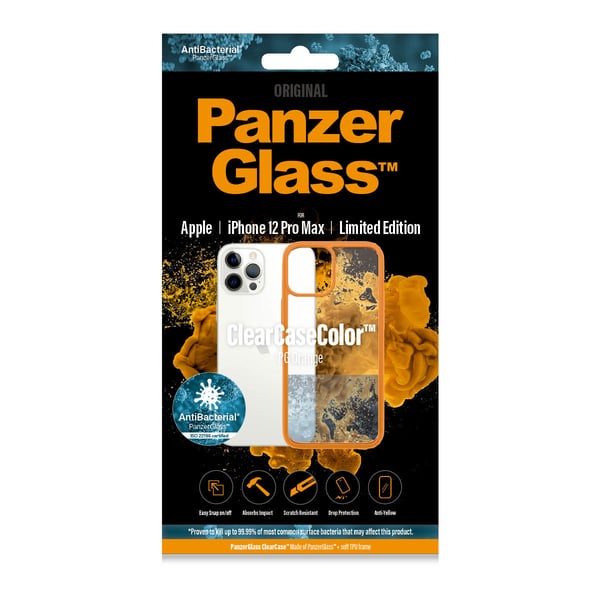 PanzerGlass ® ClearCaseColor™ iPhone 12 Pro Max - ® Orange Limited Edition