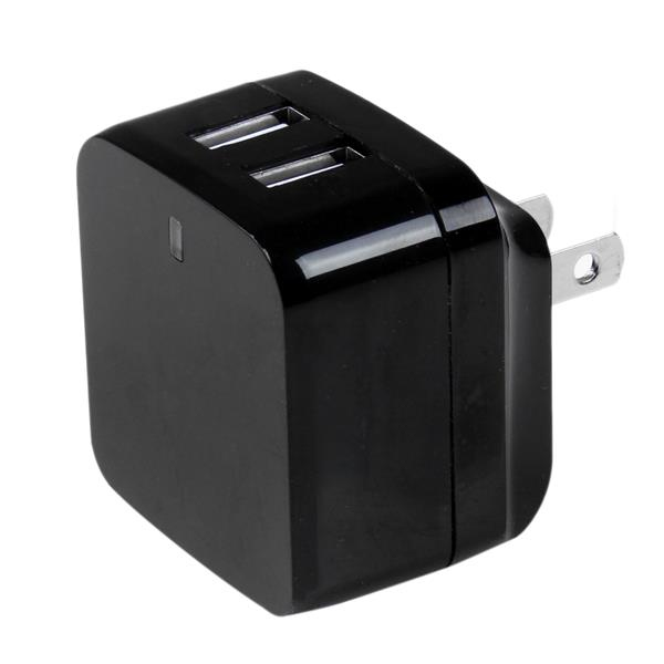 StarTech.com USB2PACBK oplader til mobil enhed Mobiltelefon, Smartphone, Tablet Sort Vekselstrøm Indendørs