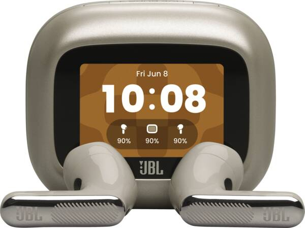 JBL Live Flex 4 Headset Trådlös I öra Samtal/musik/sport/vardag Bluetooth Champagne