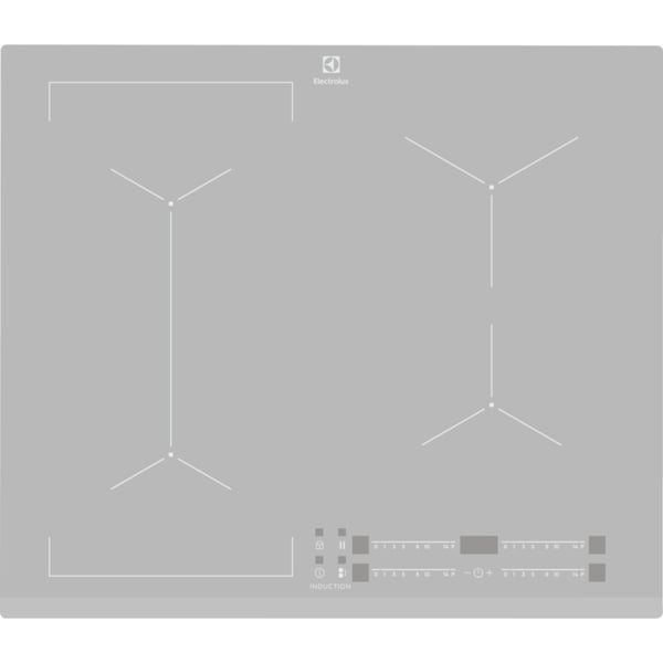 Electrolux EIV63440BS Sølv Indbygget Zone induktionskogeplade 4 zone(s)