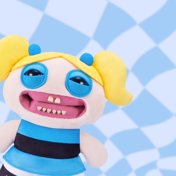 Hug-A-Lumps Fuggler Power Puff Girls 22 cm licenseret sortiment