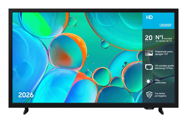 Samsung TU32H5005FK 81,3 cm (32") HD Smart TV Wi-Fi Sort