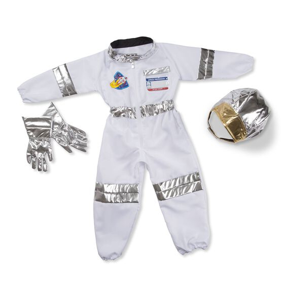 Melissa & Doug Astronaut Role Play Costume Set Maskeraddräkt Barn Unisex Uniform