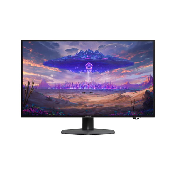 AOC AGON PRO AGP277QKDC platta pc-skärmar 67,3 cm (26.5") 2560 x 1440 pixlar Quad HD OLED Grå