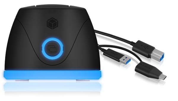 ICY BOX IB-1124L-C3 USB 3.2 Gen 1 (3.1 Gen 1) Type-B Musta