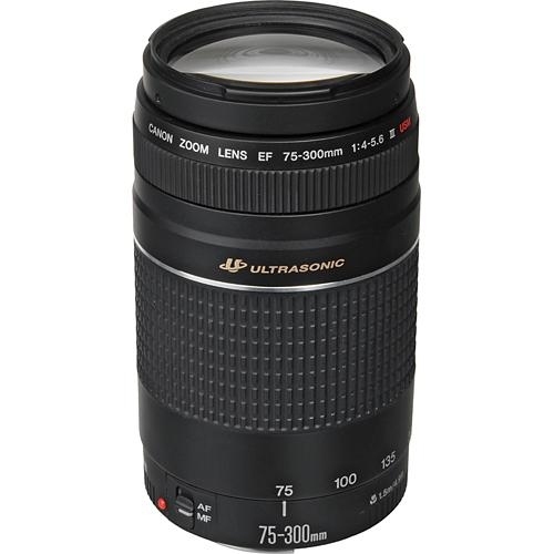 Canon EF 75-300mm f/4.0-5.6 III USM Musta