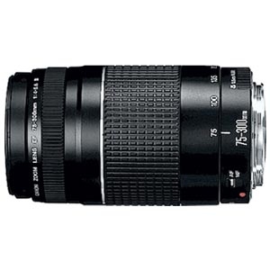 Canon EF 75-300mm f/4.0-5.6 III USM Musta