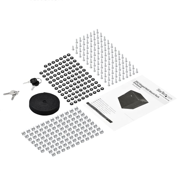 StarTech.com RK2620WALHM stativ 26U Vægmonteret stativ Sort