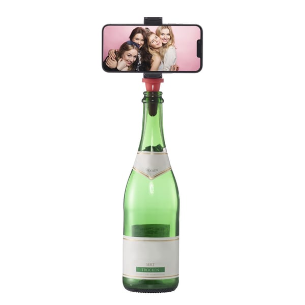 Hama Bottle Pod Fun Passiiviteline Matkapuhelin/älypuhelin Musta, Punainen