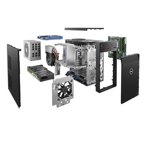 DELL Precision 3650 Intel® Core™ i7 i7-10700K 32 GB DDR4-SDRAM 512 GB SSD Windows 10 Pro Tower Arbetsstation Svart