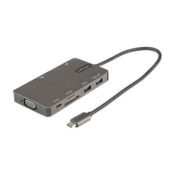 StarTech.com USB C Multiport Adapter - USB C till HDMI 4K 30Hz/VGA Reseadapter/Dockningsstation - 5Gb