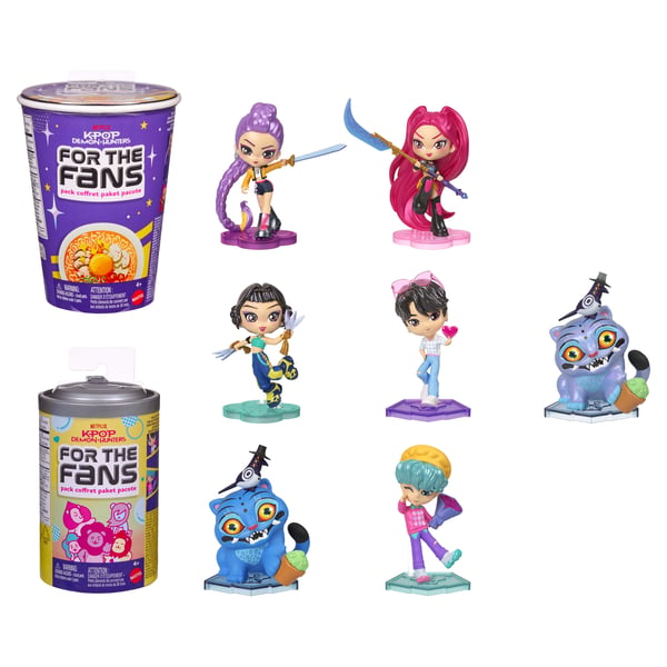 Mattel KPop Demon Hunters-figur, 9 cm leksak föreställande fansens favoritkaraktär (stilen kan variera)
