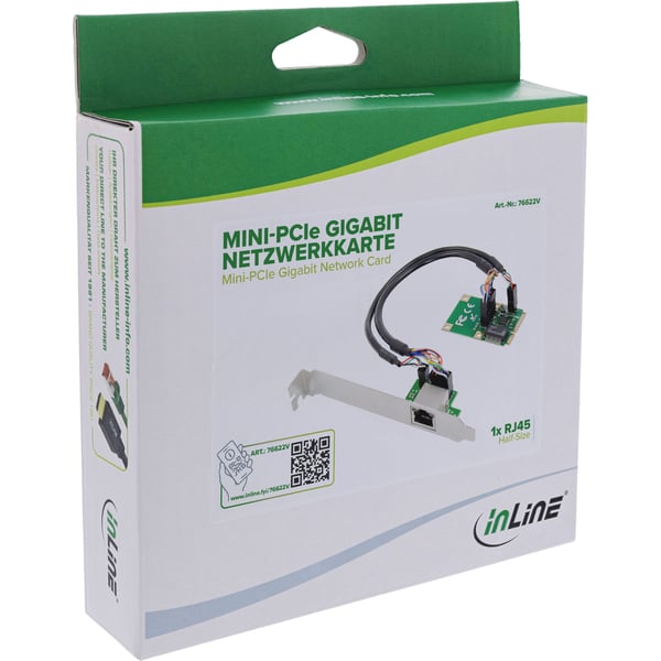 InLine 76622V netværkskort Intern Ethernet 1000 Mbit/s