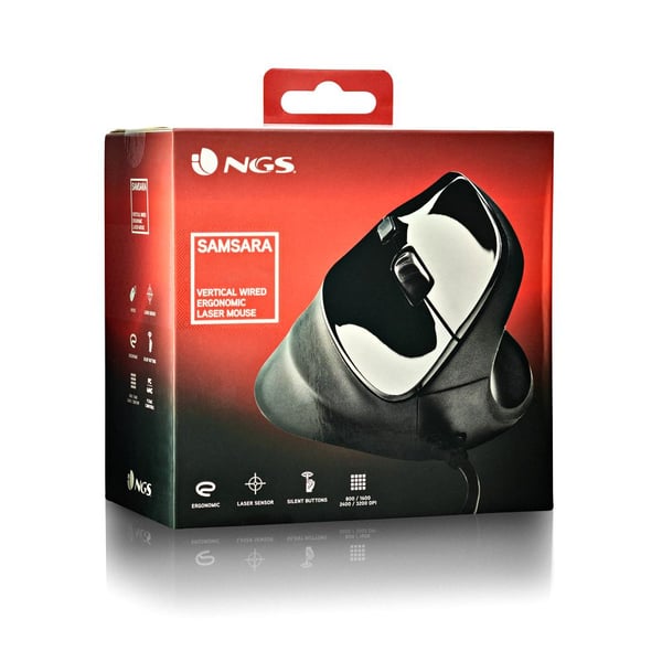 NGS SAMSARA hiiri Universaali Oikeakätinen USB A-tyyppi Laser 3200 DPI