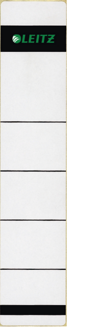 Leitz 16430085 självhäftande etiketter Rektangel Grå 10 styck