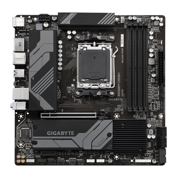 GIGABYTE B650M DS3H moderkort AMD B650 AM5-sockel micro ATX