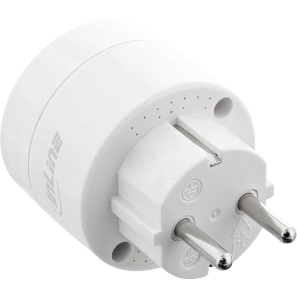InLine 40155B smart stik 3680 W Hvid