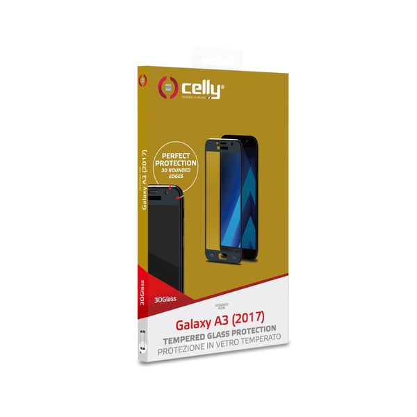 Celly 3D Glass Kirkas näytönsuoja Samsung 1 kpl
