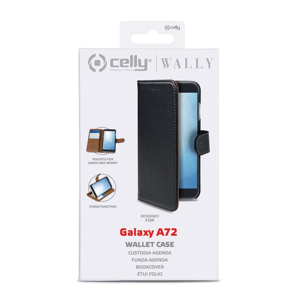 Celly WALLY949 mobiltelefon etui 17 cm (6.7") Tegnebogsetui Sort