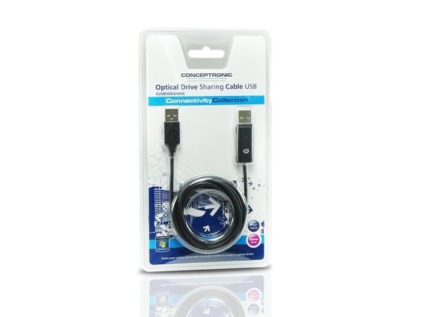 Conceptronic CUSBODDSHARE KVM-kabel Sort 1,8 m