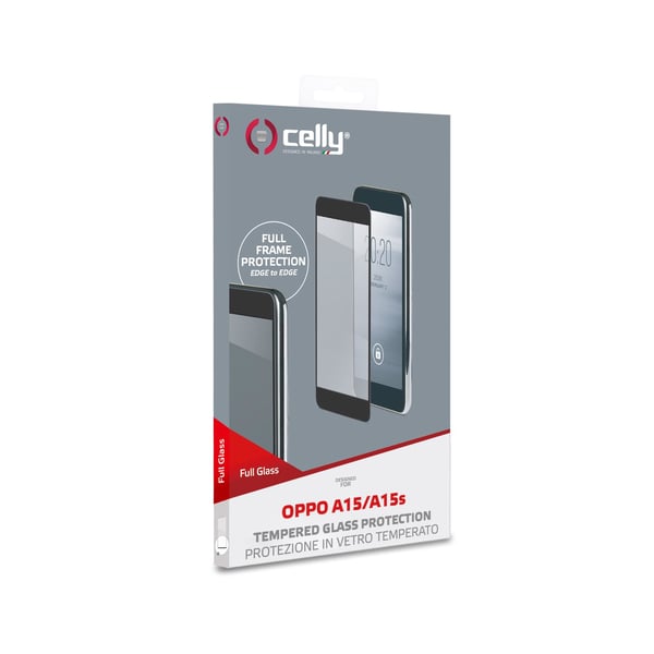 Celly Full Glass Kirkas näytönsuoja Oppo 1 kpl