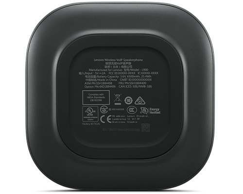 Lenovo 4XD1B84406 Bluetooth-konferenshögtalare Svart 5.0