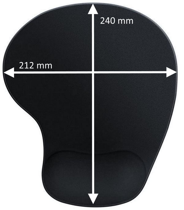 Ewent EW3181 musmattor Svart