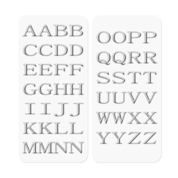 Celly STICKERLETTER02 koristetarra Hopea 52 kpl