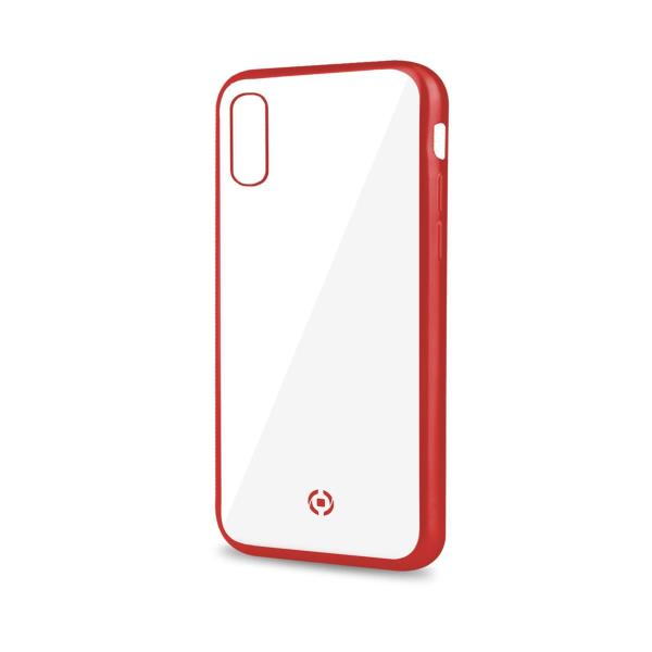 Celly Laser Matt mobiltelefon etui 16,5 cm (6.5") Cover Transparent, Rød