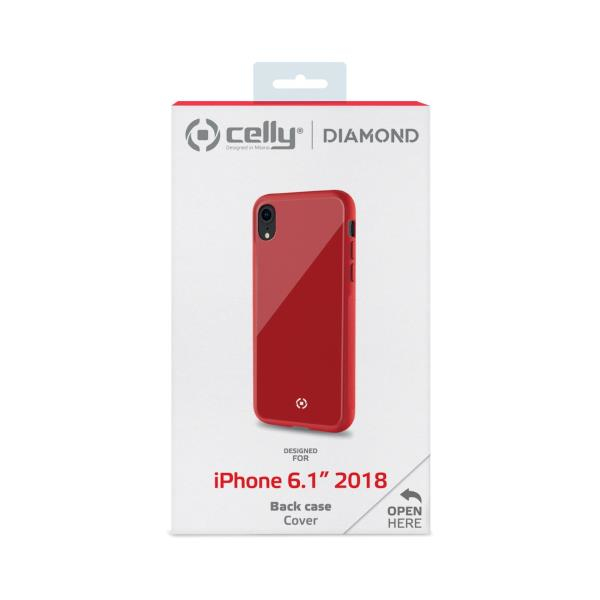 Celly Diamond mobiltelefon etui 15,5 cm (6.1") Cover Rød