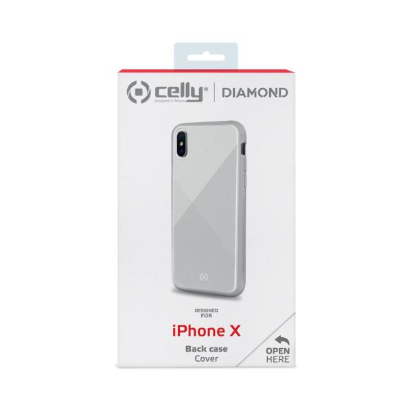 Celly Diamond mobiltelefon etui 14,7 cm (5.8") Cover Hvid