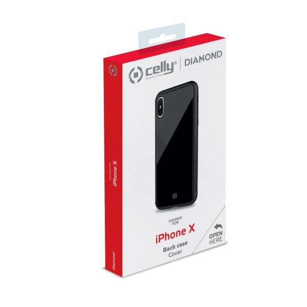 Celly Diamond mobiltelefon etui 14,7 cm (5.8") Cover Sort