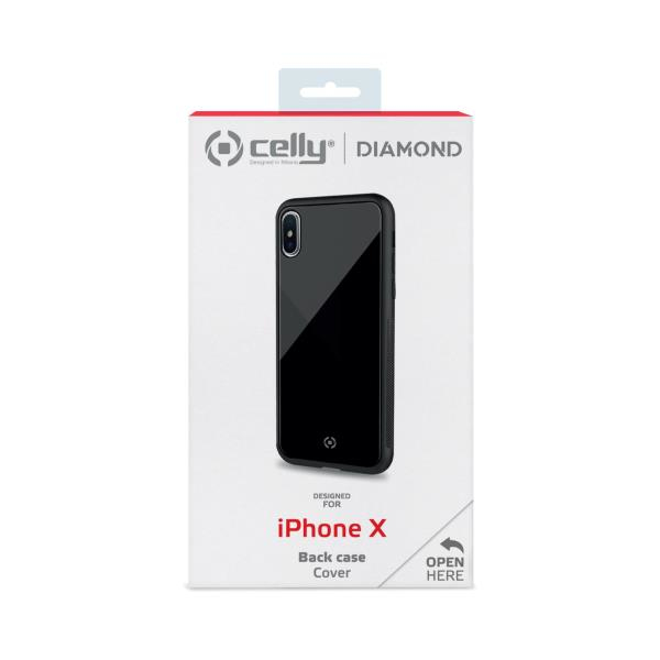 Celly Diamond mobiltelefon etui 14,7 cm (5.8") Cover Sort