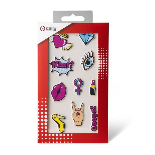Celly STICKERTEEN02 koristetarra Monivärinen 10 kpl