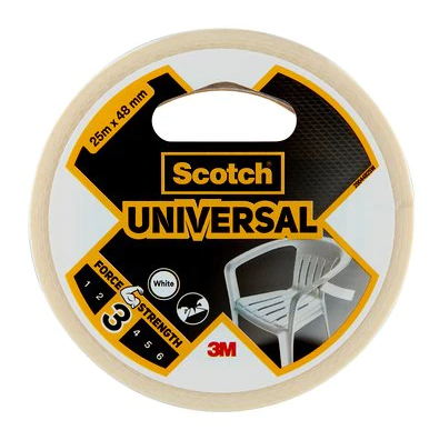 3M Universal 25 m Hvid