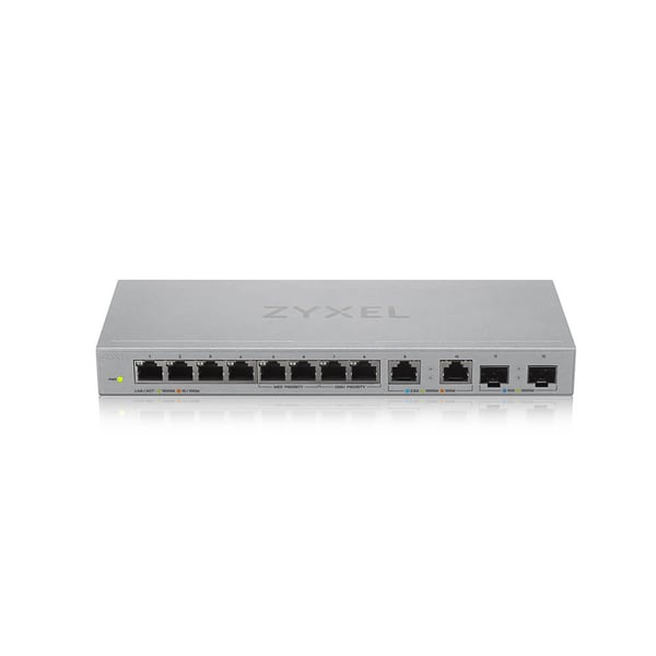 Zyxel XGS1010-12-ZZ0102F nätverksswitchar Ohanterad Gigabit Ethernet (10/100/1000) Grå