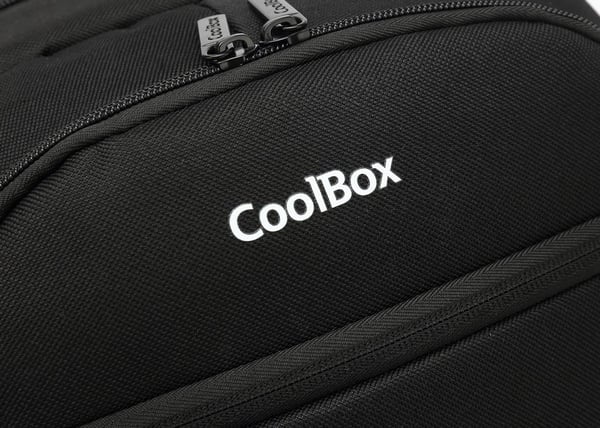 CoolBox COO-BAG15-2N taske og etui til laptop 39,6 cm (15.6") Rygsæk Sort