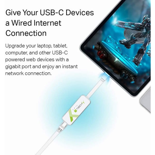 Techly IADAP USB31-ETGIGA3 verkkokortti Ethernet 5000 Mbit/s
