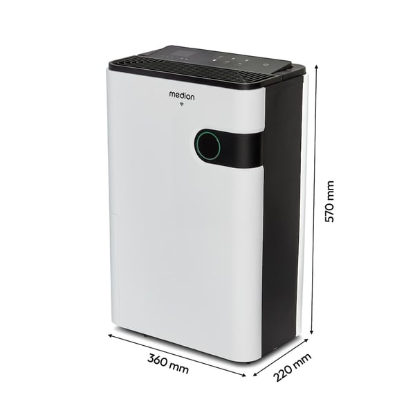 MEDION DH30S 5 L 43 dB 280 W Valkoinen
