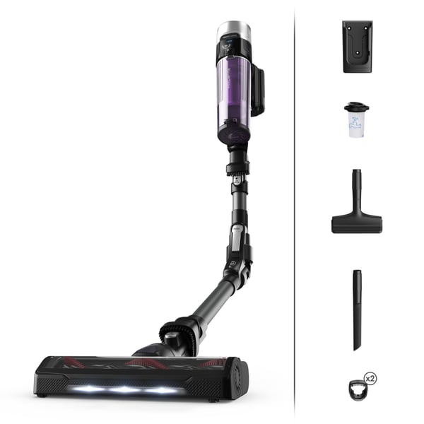 Rowenta RH2038 2-i-1 stangstøvsuger Batteri Dry Poseløs 0,4 L 250 W Sort, Lilla Rowenta RH2038 2-i-1 stangstøvsuger Batteri Dry Poseløs 0,4 L 250 W Sort, Lilla